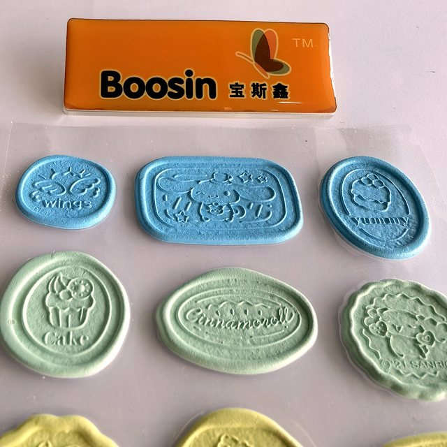 Sealing Wax Sticker, 2D Embossed Sticker