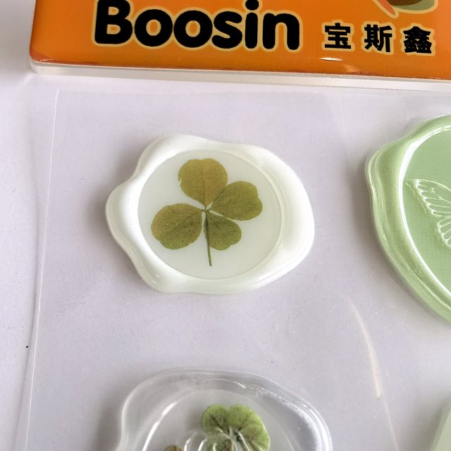 Sealing Wax Sticker, 2D Embossed Sticker