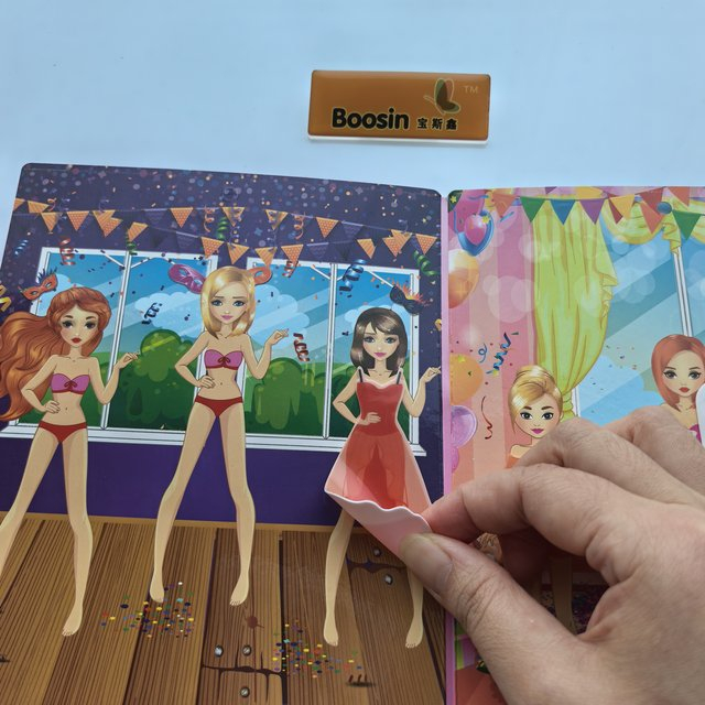 Sticker Book with Traceless Sticker Kit