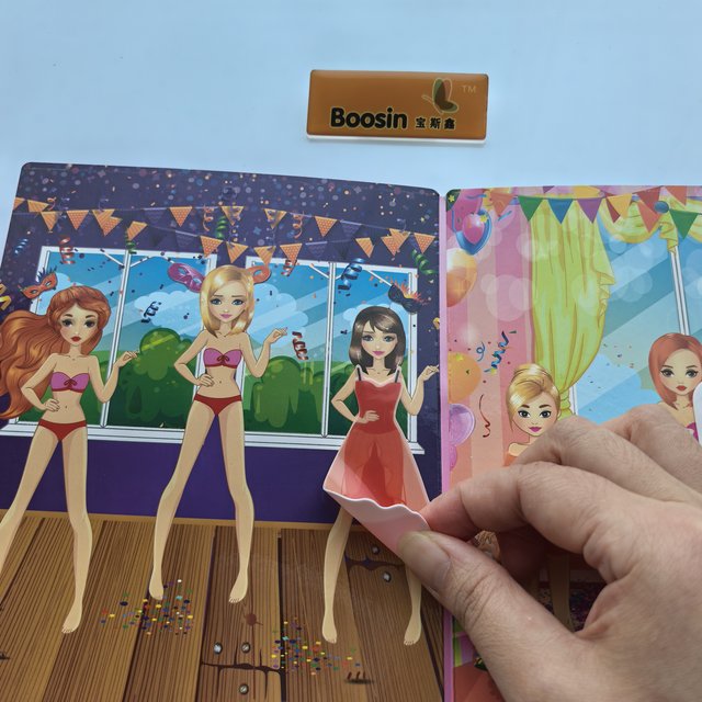 Sticker Book with Traceless Sticker Kit