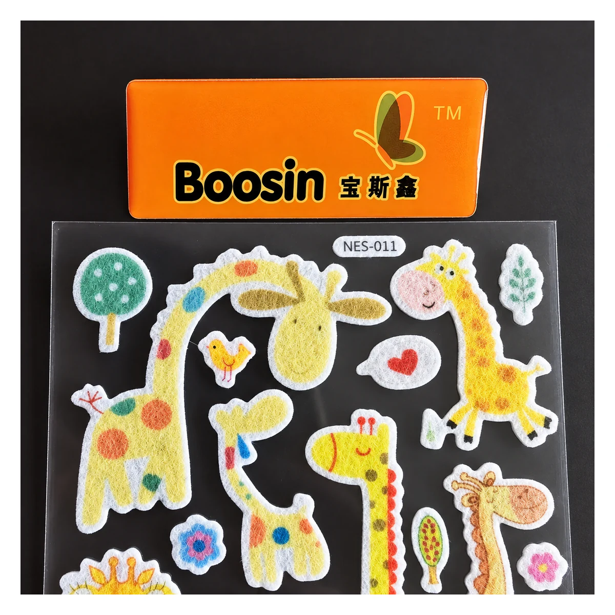 Custom Felt Sticker / Fabric Sticker Manufacturer
