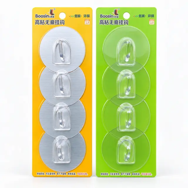 Custom PU utility hooks with retail backing cards for private-label and wholesale projects