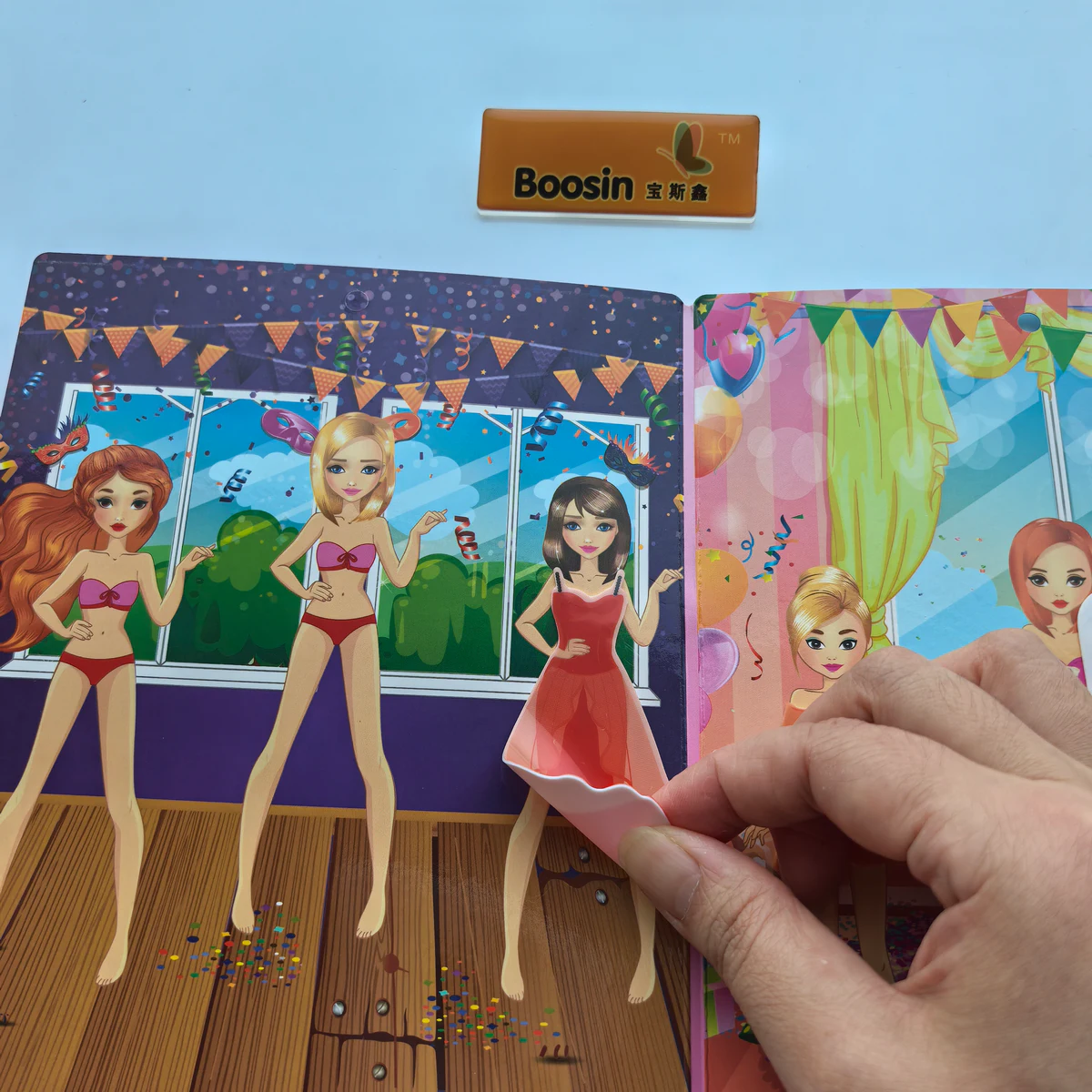 Sticker Book with Traceless Sticker Kit