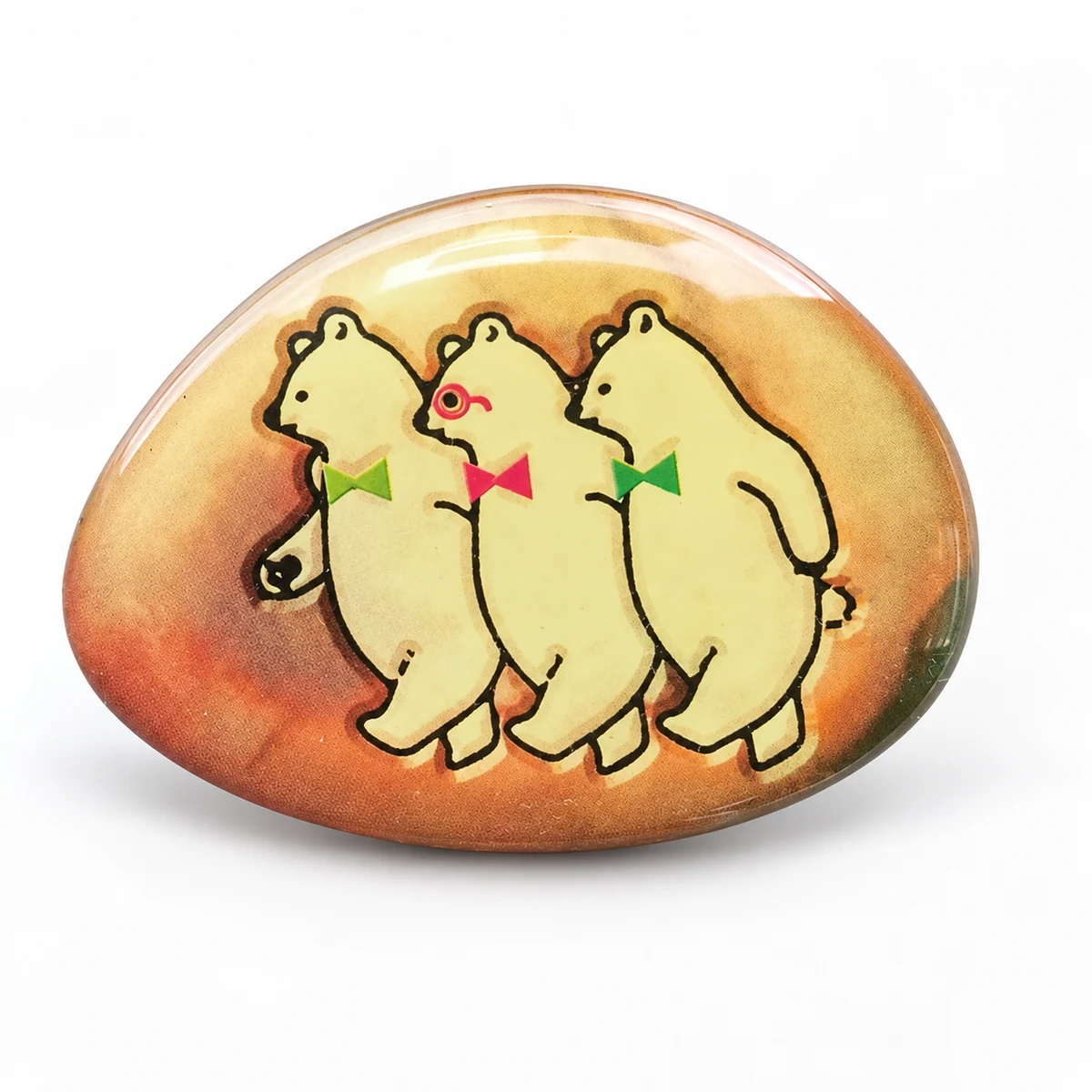 Custom bear-design souvenir refrigerator magnet for OEM wholesale projects