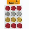 Custom Sealing Wax Sticker / 2D Embossed Sticker Manufacturer