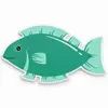 Custom reusable TPE fish sticker sheets for OEM brand artwork and wholesale projects