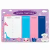 Custom reusable TPE school timetable whiteboard for OEM brand projects