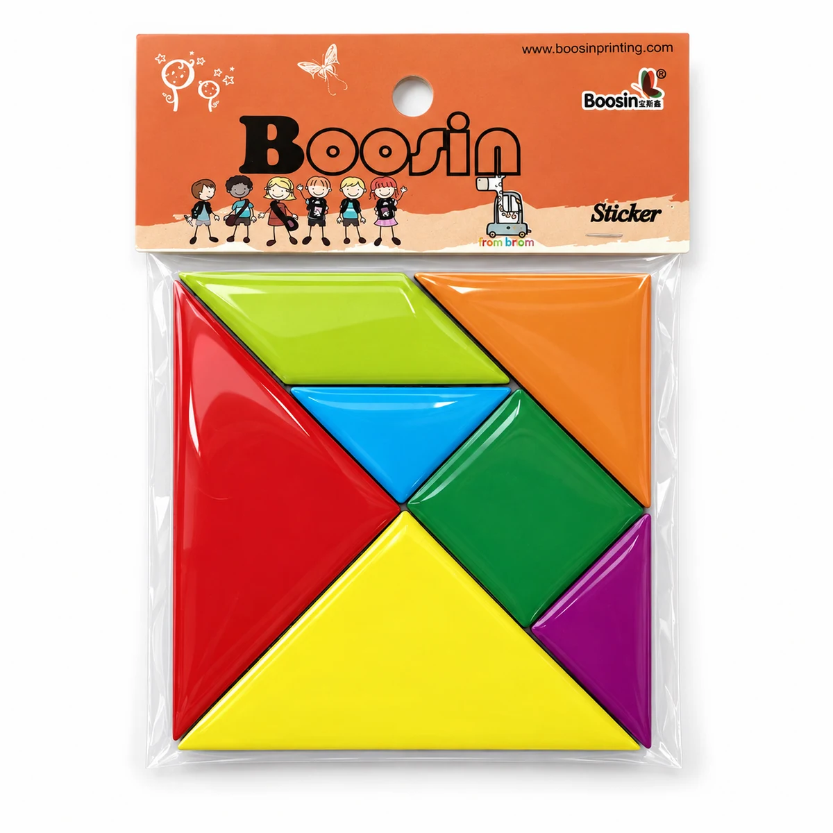 Custom magnetic tangram puzzle sets for OEM educational brands and wholesale projects