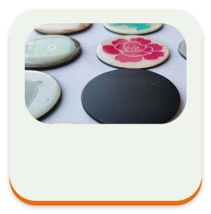 Fridge magnet and custom epoxy magnet sticker by Boosin