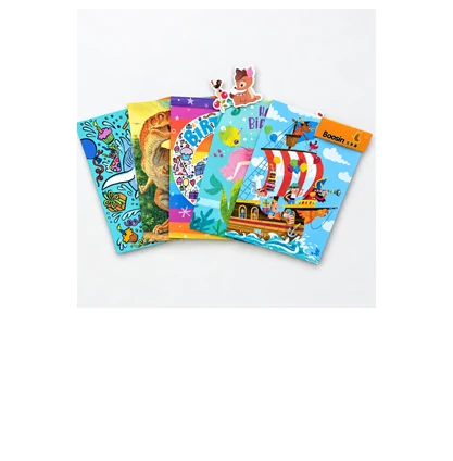 Educational sticker book OEM product by Boosin