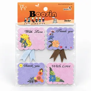 Custom felt lion sticker sheets for OEM educational brands and wholesale craft kits