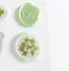 Embossed butterfly and floral seal-style decorative sticker samples